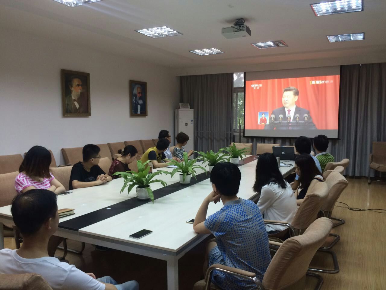 【两学一做】韦德bevictor组织观看建党95周年庆祝大会