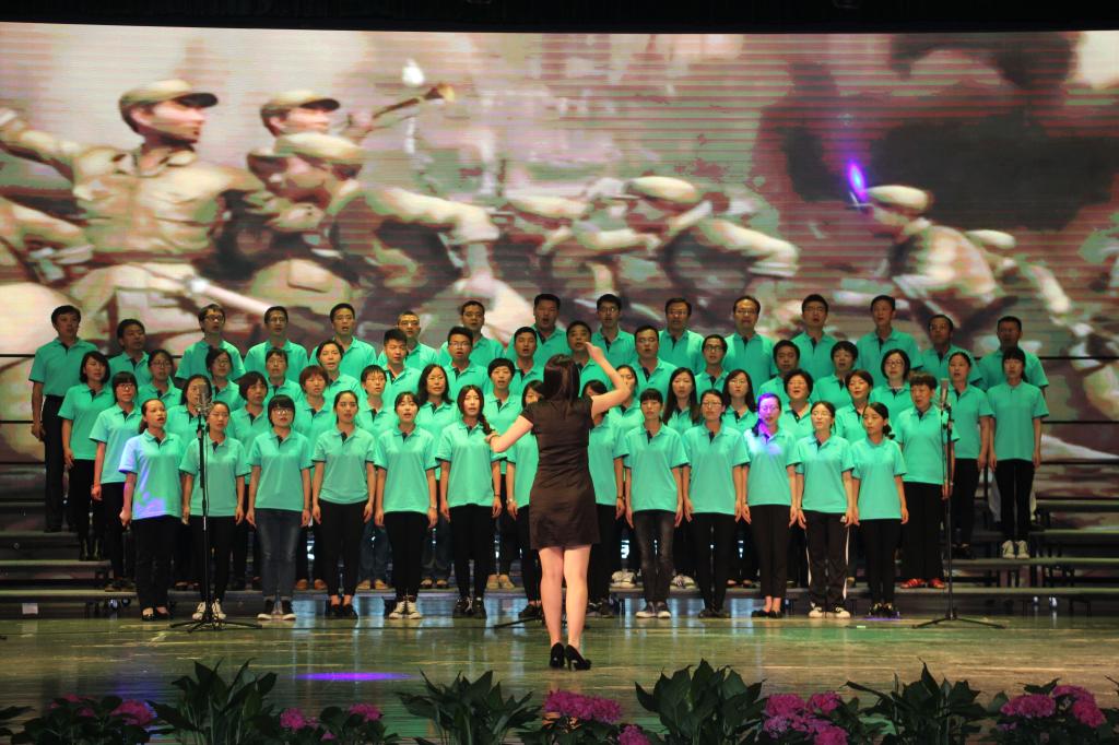 韦德bevictor分工会在公司纪念抗日战争胜利七十周年大合唱中荣获优秀奖